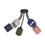 Ledvance Decor Felt Weaving Cans Decke Mehrfarbig | Geeignet für 5X E14 Ledvance Decor Felt Weaving Cans Decke Mehrfarbig | Geeignet für 5X E14