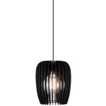 Nordlux Pendelleuchte Tribeca 24 Schwarz Holz | E27 Max 60W
