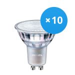 Mehrfachpackung 10x Philips MASTER Value LED Spot GU10 PAR16 4.9W 355lm 36D - 922-927 Dim To Warm | Höchste Farbwiedergabe - Dimmbar - Ersatz Für 50W