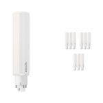 Mehrfachpackung 10x Philips Corepro PL-C LED 9W 950lm - 840 Kaltweiß | Ersatz für 26W