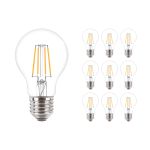 Mehrfachpackung 10x Philips Corepro LED Glühbirne E27 Birne Klar 4.3W 470lm - 827 Extra Warmweiß | Ersatz für 40W Mehrfachpackung 10x Philips Corepro LED Glühbirne E27 Birne Klar 4.3W 470lm - 827 Extra Warmweiß | Ersatz für 40W