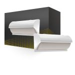 LED Wandleuchte Weiß 12W 1200lm - 830 Warmweiß | IP54