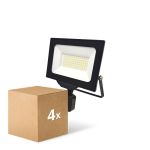 Mehrfachpackung 4x Noxion LED-Scheinwerfer Beamy G3 50W 5500lm 110D - 840 Kaltweiß | IP65 - Bewegungs- und Lichtsensor - Symmetrisch