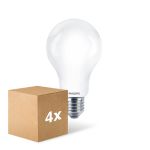 Mehrfachpackung 4x Philips Corepro LED Glühbirne E27 Birne Matt 17.5W 2452lm - 865 Tageslichtweiß | Ersatz Für 150W Mehrfachpackung 4x Philips Corepro LED Glühbirne E27 Birne Matt 17.5W 2452lm - 865 Tageslichtweiß | Ersatz Für 150W