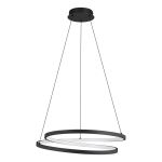Eglo Pendelleuchte Ruotale Stahl Schwarz 36W 4800lm - 830 Warmweiß