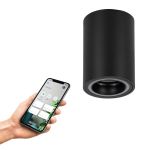 Eglo Connect.Z Smart Decke Spot Carosso-Z Aluminium Schwarz 4.9W 345lm - 827-865 Abstimmbares Weiß + RGB | Dimmbar - Geeignet für GU10