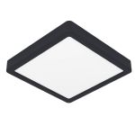 Eglo Connect.Z Smart Deckenleuchte Badezimmerbeleuchtung Fueva 6-Z Plastik Schwarz 10.5W 1600lm - 827-865 Abstimmbares Weiß + RGB | Dimmbar