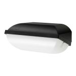  Philips LED Sicherheit Coreline BWC110 Schwarz 9W 900lm - 830 Warmweiß | 242x110mm - IP54 