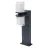 Ledvance Smart+ Wi-Fi LED Sockellampe Flare Dunkel Grau Außenbeleuchtung 14W 1000lm - 830 Warmweiß | 50cm - RGBW - Dimmbar