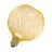 Osram Decor Eben Lamp In Metall Gehäuse LED E27 Globe Matt Gold 3.5W 300lm - 827 Extra Warmweiß | Ersatz Für 25W