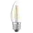Ledvance Classic LED E27 Kerze Fadenlampe Klar 4W 470lm - 827 Extra Warmweiß | Ersatz für 40W