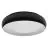 Ledvance LED-Deckenleuchte Orbis Livia Schwarz und Weiß 24W 1500lm - 830 Warmweiß | Berührungsdimmbar
