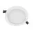 Ledvance Downlight Slim Alu Aluminium Weiß 13W 1300lm 90D - 840 Kaltweiß | Ausschnitt 150 - IP44 - Dali Dimmbar 