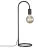 Nordlux Tischlampe Paco Metall Schwarz | E27 