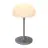 Nordlux Sponge Portable Batterieleuchte Grau 48W 300lm - 827 Extra Warmweiß | 3-Stufen Dimmbar 