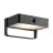 Nordlux Saulio Wandleuchte Aluminium Schwarz 4.45W 370lm - 830 Warmweiß | IP44