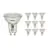 Mehrfachpackung 10x Noxion LED-Spot GU10 PAR16 3.6W 345lm 36D - 840 Kaltweiß | Ersatz für 50W