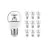Mehrfachpackung 10x Noxion Lucent LED E27 Birne Fadenlampe Klar 2.5W 250lm - 827 Extra Warmweiß | Dimmbar - Ersatz für 25W