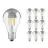 Mehrfachpackung 10x Ledvance CLASSIC LED E27 Birne Fadenlampe Klar 6.5W 650lm - 827 Extra Warmweiß | Ersatz für 50W