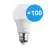 Mehrfachpackung 100x Noxion Pro LED E27 Birne Matt 9W 806lm - 822-827 Dim To Warm | Dimmbar - Ersatz Für 60W