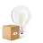 Mehrfachpackung 4x Osram SuperStar LED E27 Globe 125mm Fadenlampe Klar 7W 806lm - 822-827 Dim To Warm | Dimmbar - Ersatz Für 60W