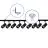 Komplettset 1-Phasen Rail L 2 x 2 Meter Schwarz | incl. 9x Spot + GU10 2700K 3W Dimmbar + Abschlusskappe, Stromanschluss und L -Verbinder