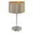 Eglo Tischlampe Maserlo Stahl Satin-Nickel | Geeignet für E27