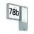Eglo Wandleuchte Cheira Aluminium Silber 2W 300lm - 830 Warmweiß | IP44 - Bewegungs- und Lichtsensor
