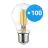 Mehrfachpackung 100x Noxion Lucent LED E27 Birne Fadenlampe Klar 4.5W 470lm - 822-827 Dim To Warm | Dimmbar - Ersatz Für 40W