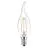 Philips Corepro LED Kerze E14 Gebogene Spitze Fadenlampe Klar 2W 250lm - 827 Extra Warmweiß | Ersatz für 25W