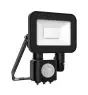 Noxion LED-Scheinwerfer Beamy G2 Schwarz 10W 1000lm 100D - 830 Warmweiß | IP65 - Bewegungssensor - Symmetrisch