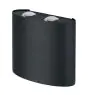 Ledvance Endura Stil Alu Deco Wandleuchte Dunkel Grau Up & Down 11W 550lm - 830 Warmweiß