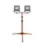 Ledvance LED-Scheinwerfer Baustrahler Tripod Dunkel Grau 2X50W 9000lm 120D - 840 Kaltweiß | IP65 - Symmetrisch