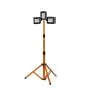 Ledvance LED-Scheinwerfer Baustrahler Tripod Dunkel Grau 1X30W and 2x5W 3280lm 110D - 840 Kaltweiß | IP54 - Wiederaufladbar - Symmetrisch