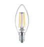 Philips Corepro LED Kerze E14 Fadenlampe Klar 4.3W 470lm - 840 Kaltweiß | Ersatz für 40W