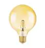 Osram Vintage 1906 LED E27 Globe Fadenlampe Gold 125mm 2.8W 200lm - 824 Extra Warmweiß | Ersatz für 25W