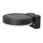 Ledvance Endura Style Solar-Außenwandleuchte Circle 6W 3000K Schwarz | inkl. Sensor - Warmweiß