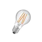 Osram Led Star Classic LED E27 Birne Fadenlampe Klar 4.9W 470lm - 827 Extra Warmweiß | Lichtsensor
