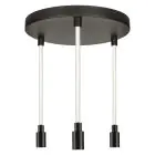 Ledvance Decor Glow Pendelleuchte Schwarz 28W 1400lm - 927 Extra Warmweiß | 400mm - Höchste Farbwiedergabe