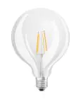 Ledvance Classic LED E27 Globe Fadenlampe Klar 7W 806lm - 827 Extra Warmweiß | Ersatz für 60W