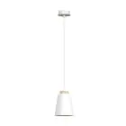 Emibig Pendelleuchte Bolero Stahl Weiß | Geeignet für 1x E27 - Max 15W