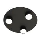 Emibig Deckenleuchte Bolx Stahl Schwarz | Geeignet für 3x GX53 - Max 12W