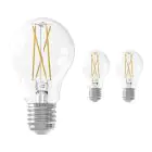 Mehrfachpackung 3x Calex Smart Standard LED Glühbirne E27 7W 806lm 1800-3000K CCT Fadenlampe | Tuya Wi-Fi
