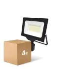 Mehrfachpackung 4x Noxion LED-Scheinwerfer Beamy G3 50W 5500lm 110D - 840 Kaltweiß | IP65 - Bewegungs- und Lichtsensor - Symmetrisch