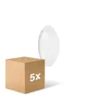 Mehrfachpackung 5x Ledvance Surface Rund 250 Weiß 13W 960lm - 840 Kaltweiß | IP44 -  mit Sensor