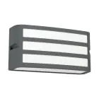 Eglo Wandleuchte Camarda Aluminium Anthrazit | IP54 - Geeignet für 1x E27