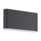 Eglo Wandleuchte Grutti Aluminium Anthrazit 5W 630lm - 830-840-865 CCT | IP65