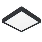 Eglo Connect.Z Smart Deckenleuchte Badezimmerbeleuchtung Fueva 6-Z Plastik Schwarz 10.5W 1600lm - 827-865 Abstimmbares Weiß + RGB | Dimmbar