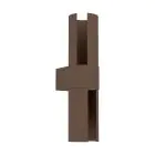Eglo Wandleuchte Montelauro Aluminium Rostig Up & Down 7W 800lm - 865 Tageslichtweiß | IP65