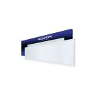 Noxion LED Panel Delta Pro V3 Aluminium/Metall Weiß 30W 4070lm - 840 Kaltweiß | 120x30cm - UGR < 19 - 3 Stunden Notbeleuchtung